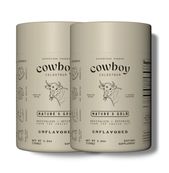 2 Pack Nature's Gold: Unflavored Colostrum